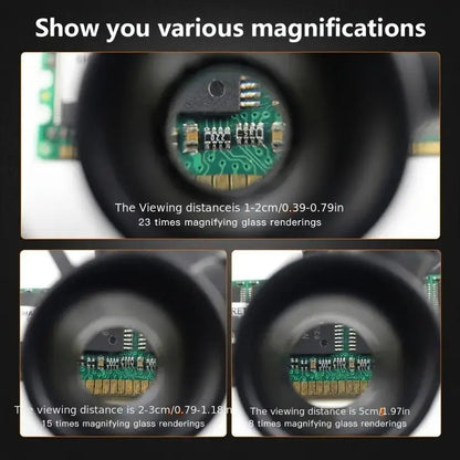 Clear View 3-in-1 Multi-Power Magnification Glasses