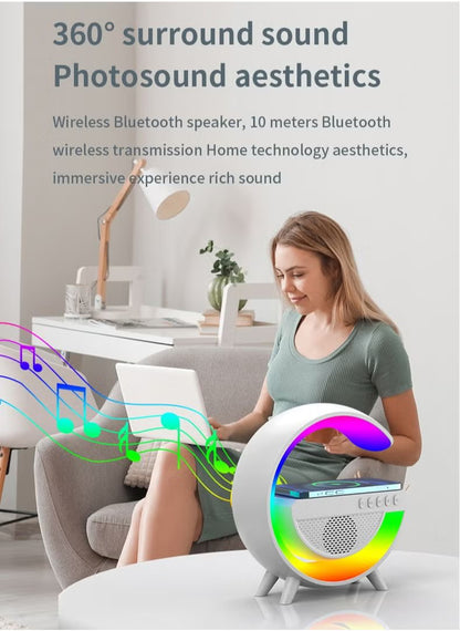 Glow Tune Pro  Wireless Bluetooth Speaker with LED Ambience Light
