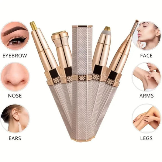 Glow Smooth Pro -in-1 Facial & Body Hair Trimmer for Women