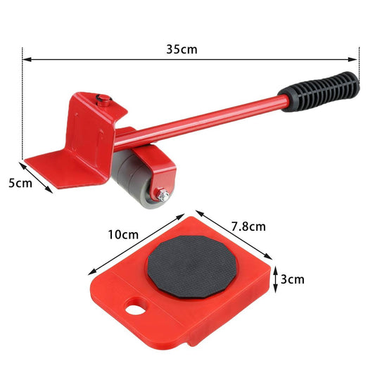 Move Mate  Easy Furniture Lifter & Roller Kit for Effortless Shifting